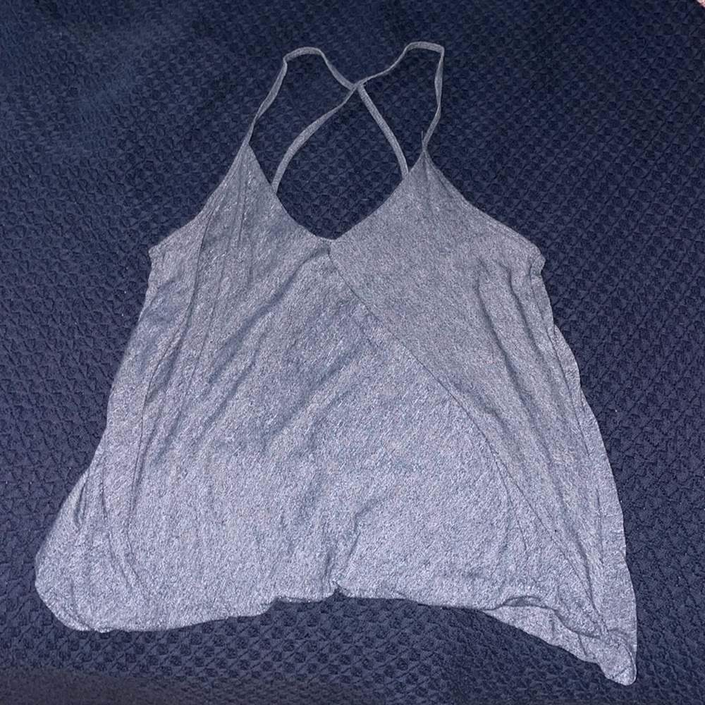 Abercrombie and fitch navy tank